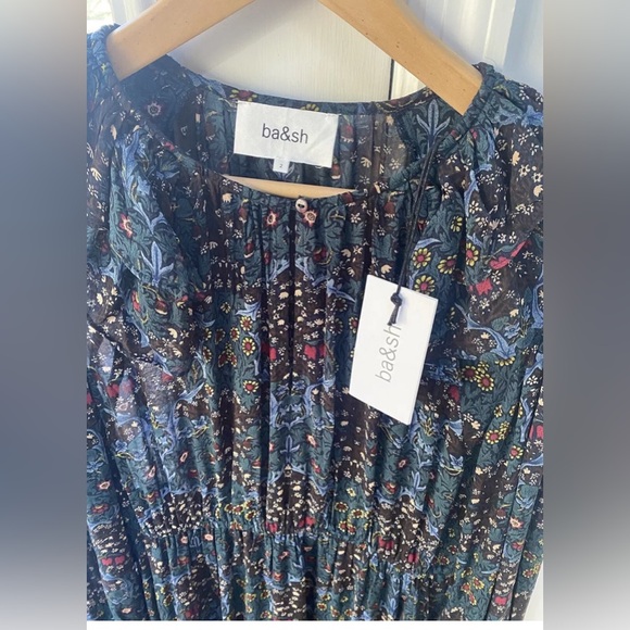 BRAND NEW with tags ba&sh women presley dress size 2 - Picture 3 of 4